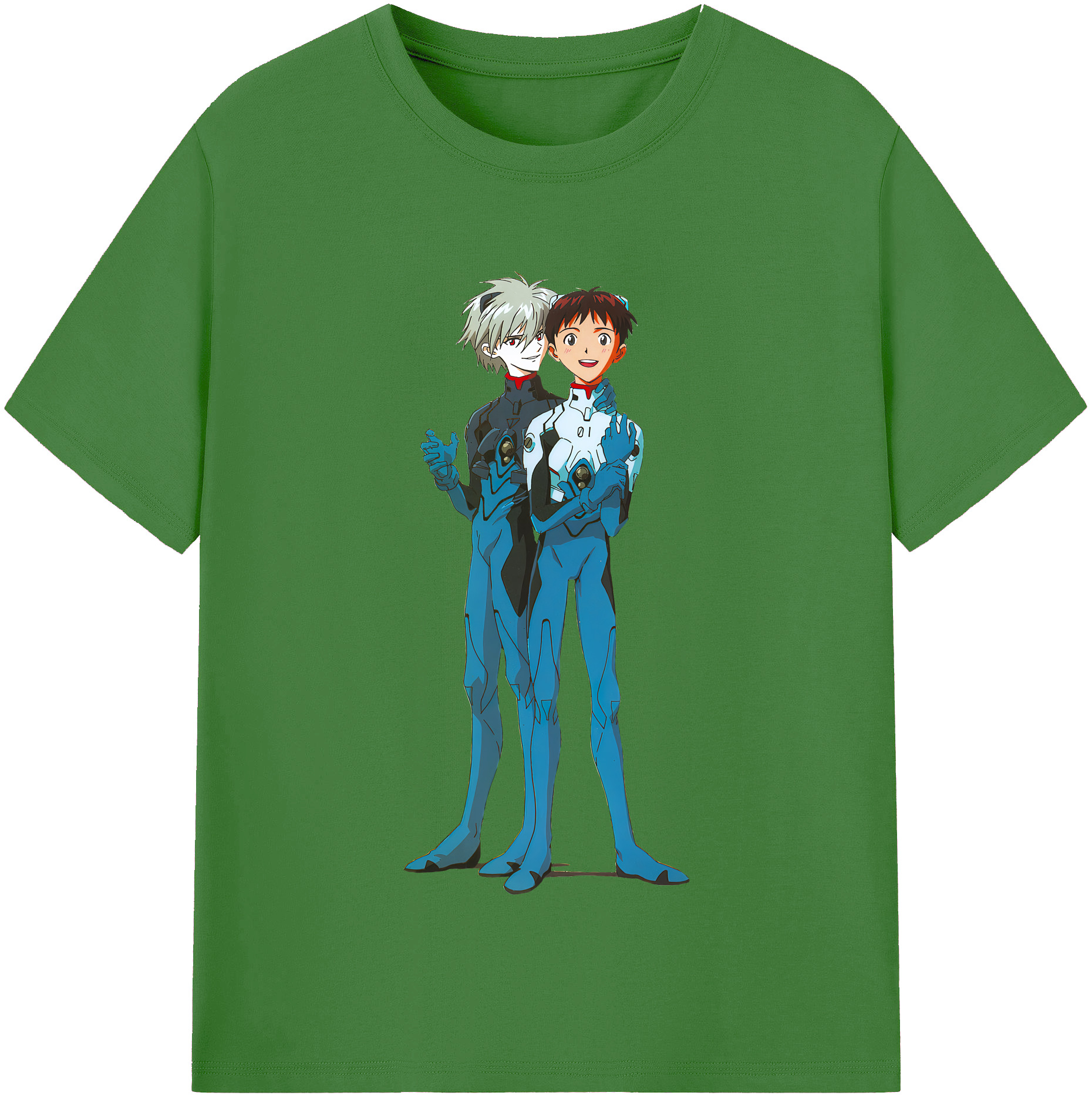 （画像用） EVA 新世紀エヴァンゲリオン レディースカジュアルプリントTシャツ（綿100％）